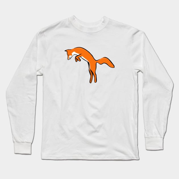 Fox Long Sleeve T-Shirt by scdesigns